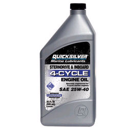 STERNDRIVE/INBOARD ENGINE OIL 25W40 QT 92-858048Q01