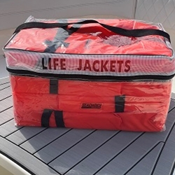 Life Jkt Storage Bag W/ 4 Life Jkts
