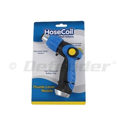 Hose Coil Thumb Lever Nozzle